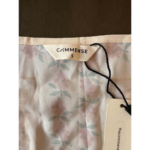 Commense Skirt Womens Small Multicolor Floral Satin Wrap Tie Mini Scarf Print - Picture 8 of 16